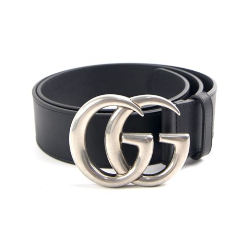 mini gucci belt silver|Gucci ladies black leather belt.